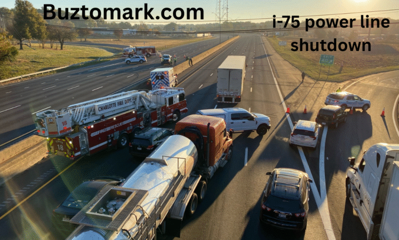 i-75 power line shutdown