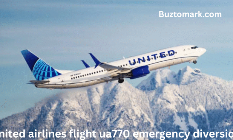 united airlines flight ua770 emergency diversion