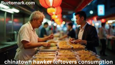 chinatown hawker leftovers consumption