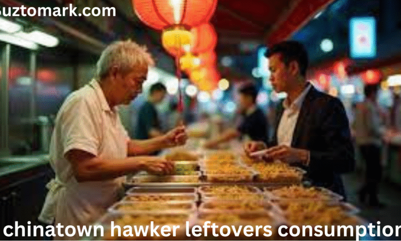 chinatown hawker leftovers consumption
