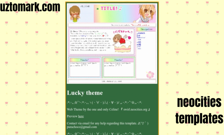 neocities templates