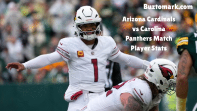 Arizona Cardinals vs Carolina Panthers Match Player Stats